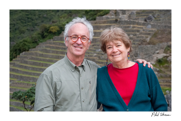 Phil Straus and Margaret Harris, Machu Picchu, Peru