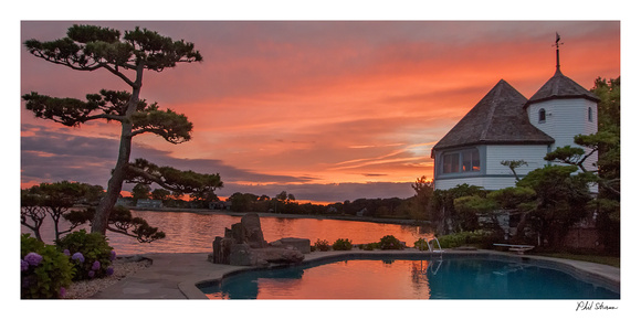 Lighthouse, Pool and Sunset, Mamaroneck NY